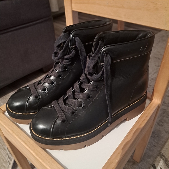 Alexander Wang Genevieve Leather Boots - Picture 3 of 4